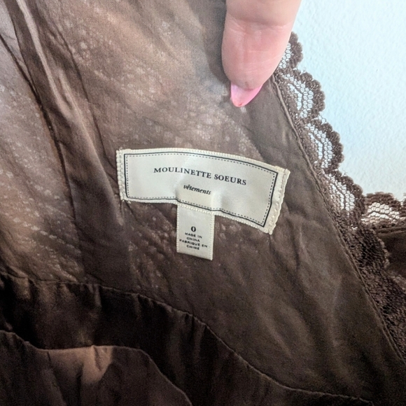 Moulinette Soeurs Anthropologie Dress Size 0 - Picture 3 of 11